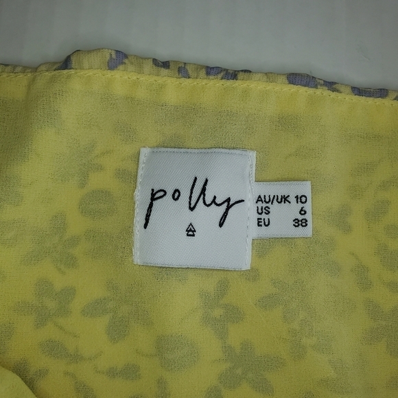 Princess Polly Floral Mini Dress Sz 6 - Picture 8 of 10